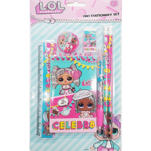 ست 12 در 1 کوله پشتی 46 سانتی LOL Surprise مدل Promotion Items 12 in 1 - LOL Surprise Celebr8